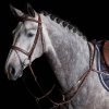 Greenfield bridle with hidden noseband - cow leather