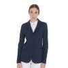 Equestro women's three-button competition jacket, perforated fabric