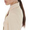 Equestro women's three-button competition jacket, perforated fabric
