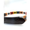 Greenfield Equine Orange/White/Red/Yellow leather belt