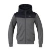 Kingsland Learl Unisex gray sports jacket with hood and zipper pockets