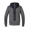 Kingsland Learl Unisex gray sports jacket with hood and zipper pockets
