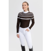 Womens Equestrian Competition Shirt Choco Hazel