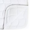 Saddle pad showjumping Greenfield - white/grey - white/silver