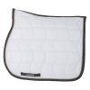 Saddle pad showjumping Greenfield - white/grey - white/silver