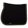 saddle pad cookies black black gold