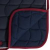 Saddle pad dressage Greenfield - navy/navy - white/silver