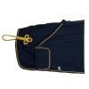 Honeycomb rug Greenfield - navy/navy - gold