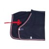 Woolen rug Greenfield - navy/navy - white/red