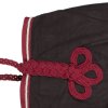 Riding sheet fleece Greenfield - grey/burgundy - silver/burgundy