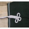 Riding sheet fleece Greenfield - green/green - silver