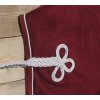 Riding sheet fleece Greenfield - burgundy/burgundy - silver