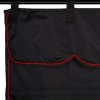 Stable curtain Greenfield - black/black - red