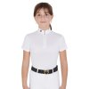 Equestro Lusineh girls' competition slim fit polo shirt