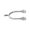 Equestro steel spurs with horizontal brass rowel