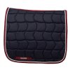 Dressage saddle pad Greenfield - navy/burgundy - white