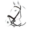 Equestro bridle with contrasting stitching