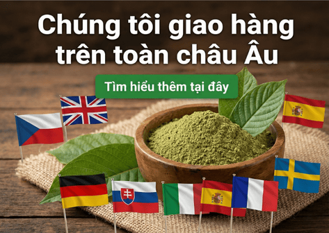 Chúng tôi giao hàng khắp châu Âu