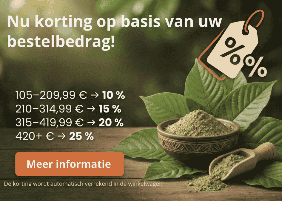 Nu korting op basis van uw bestelbedrag!