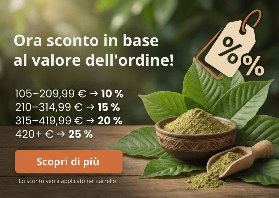 Ora sconto in base al valore dell'ordine!