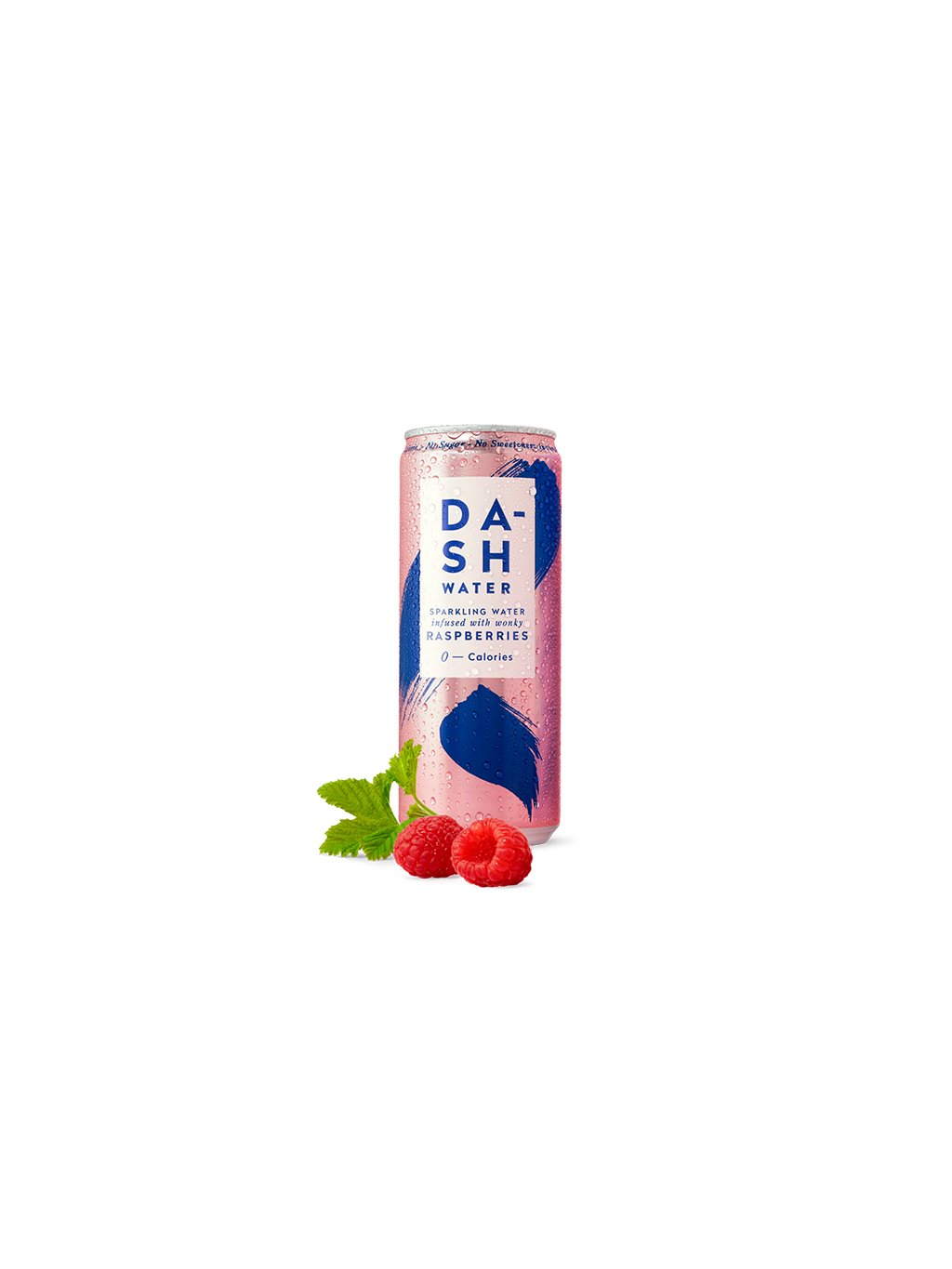 Dash Water Raspberry Flavour Sparkling Water Can 12x330ml » Aqua Amore