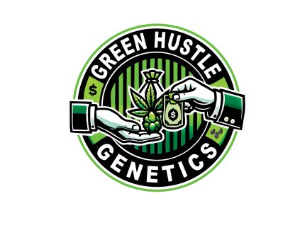 logo green hustle genetics