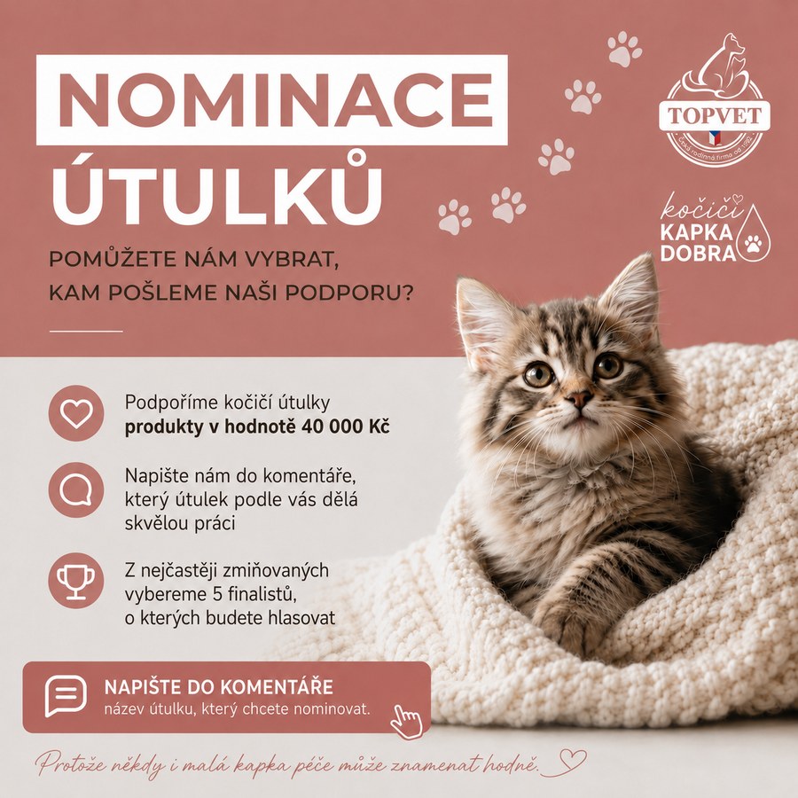 Nominace útulků – banner