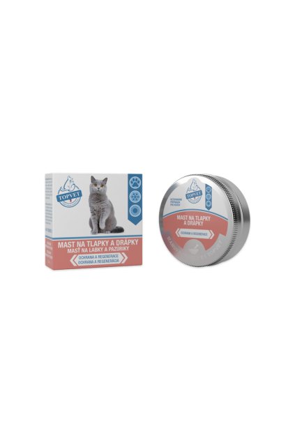 Mast na tlapky a drápky pro kočky