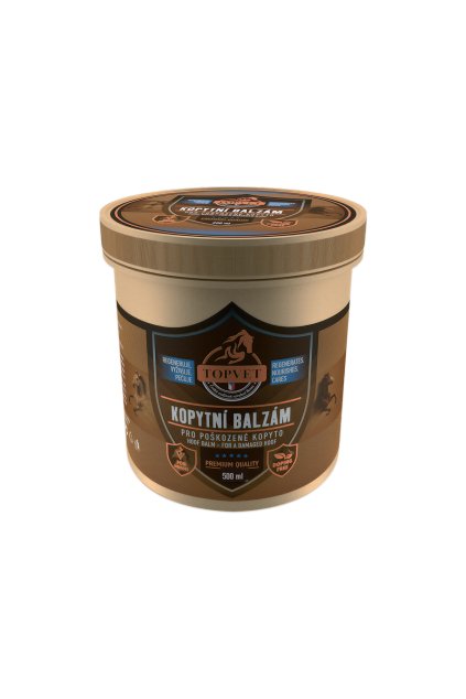 Kopytní balzám pro poškozené kopyto