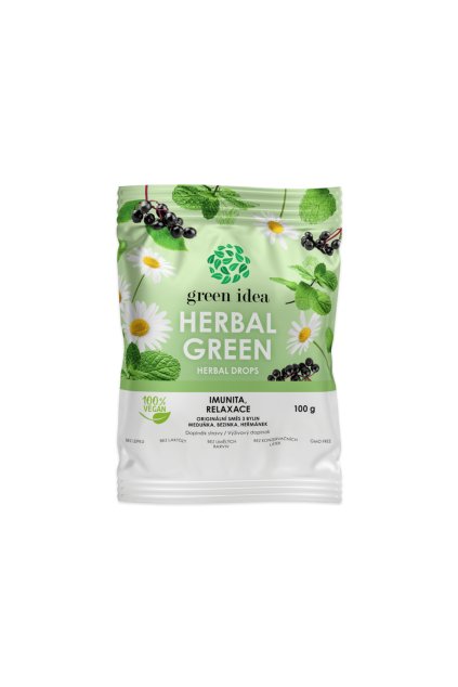 Herbal green - bylinné bonbóny