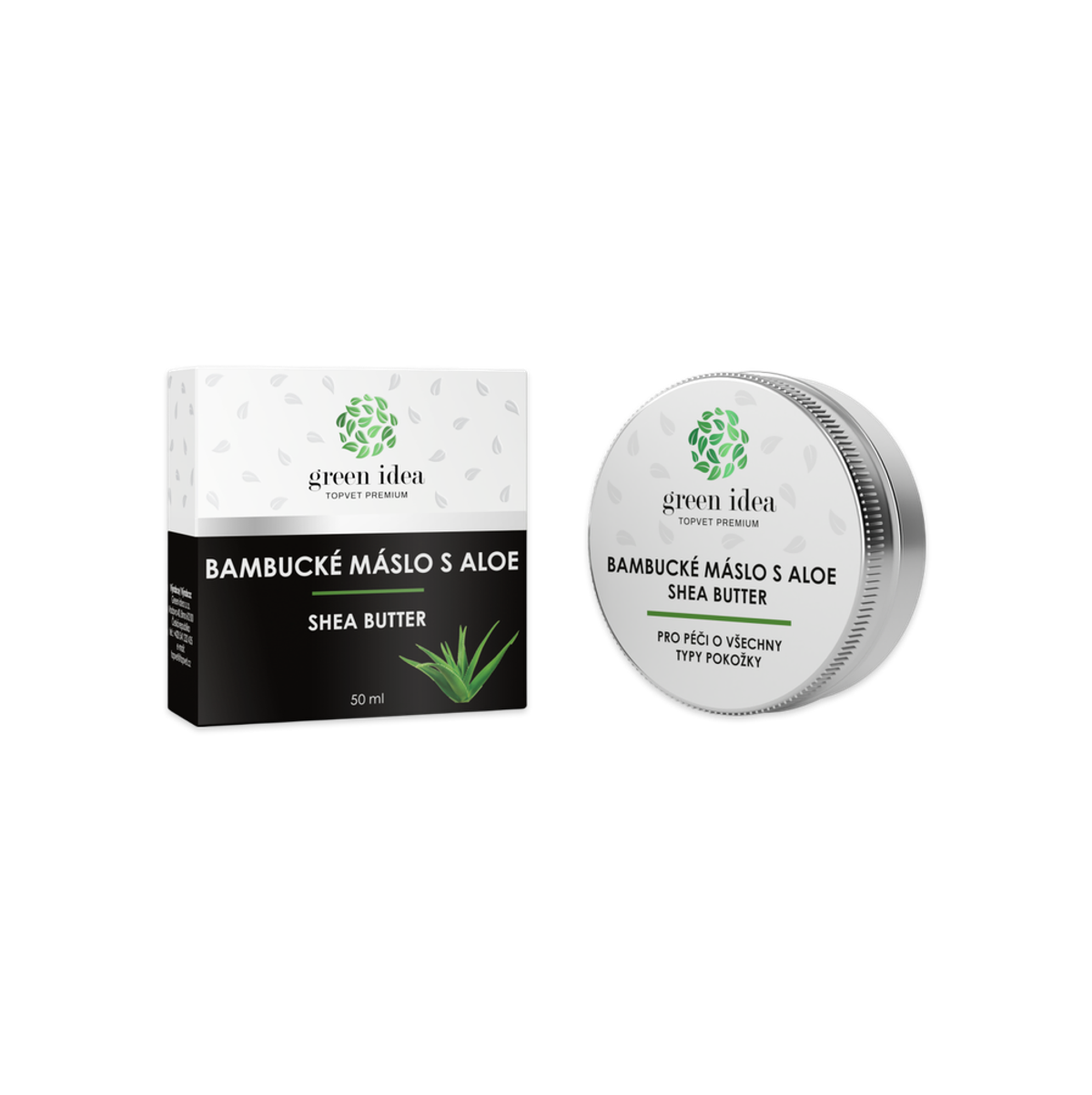 Green idea Bambucké máslo s aloe 50 ml