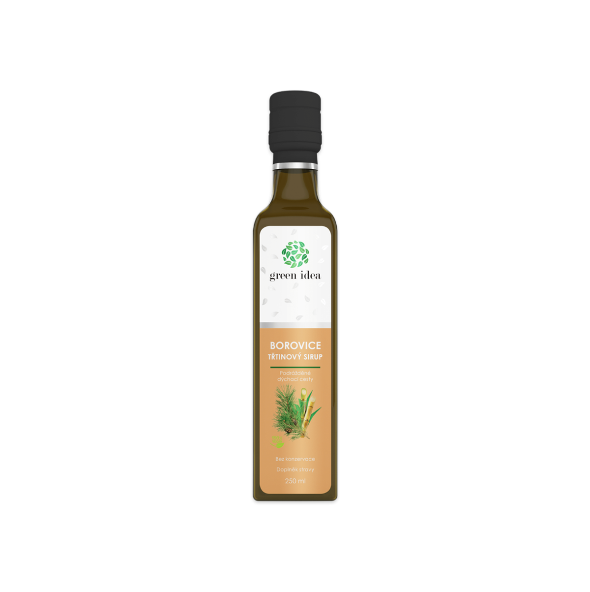 Levně Borovicový sirup - třtinový 250 ml