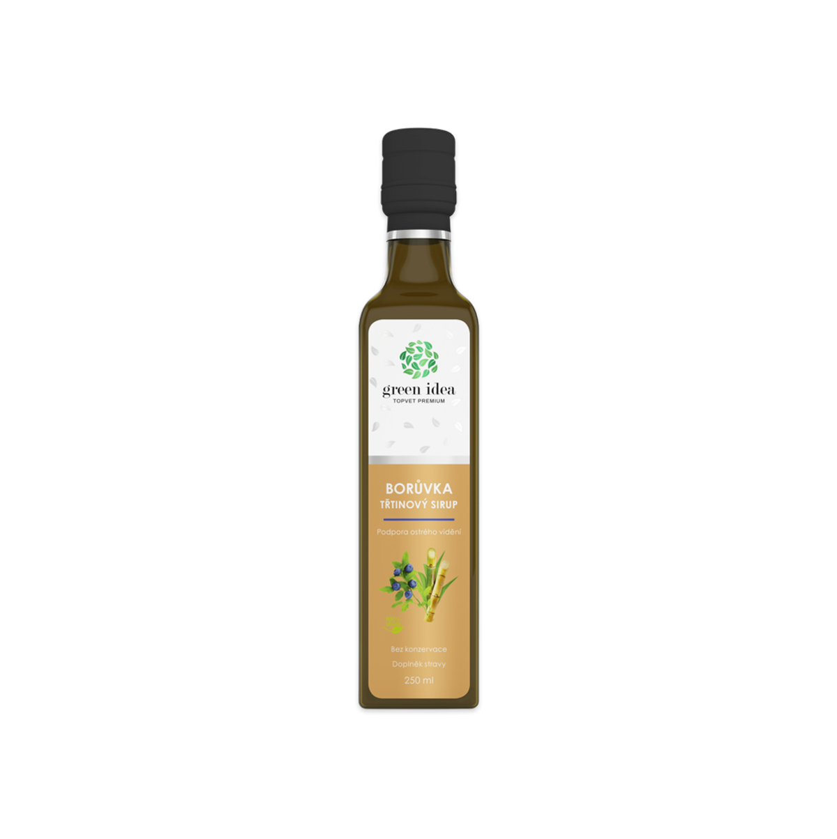 Levně Borůvka sirup - třtinový 250 ml
