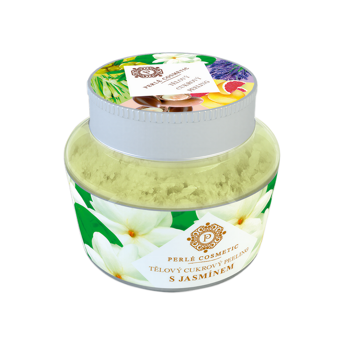 Levně Perlé Cukrový peeling s jasmínem 200 g