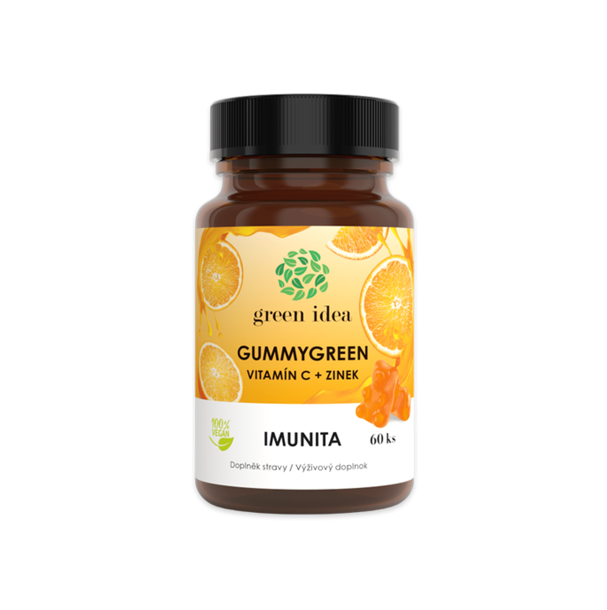 Gummygreen - Vitamín C + zinek 60 ks