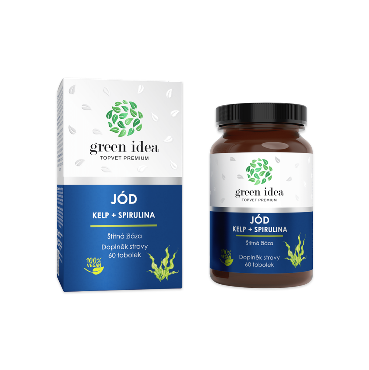 Levně Jód - kelp+spirulina - tobolky 60 ks