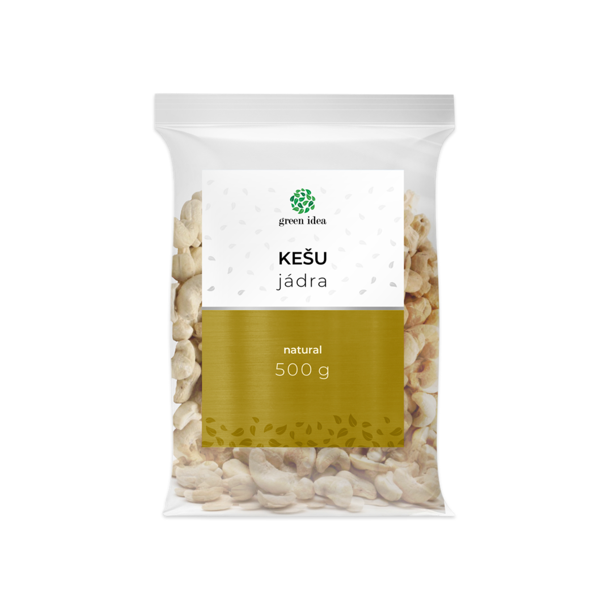 Levně Kešu jádra - natural 500 g