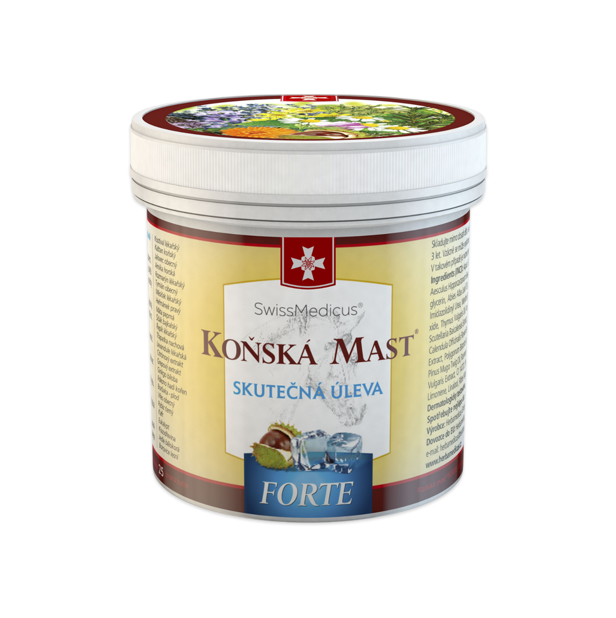 Levně SwissMedicus® Koňská mast forte chladivá 250 ml