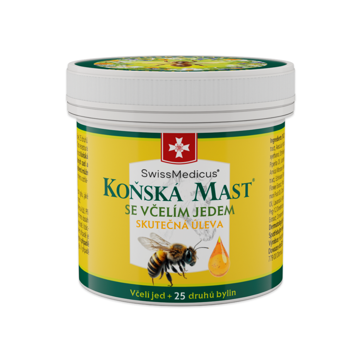 Levně SwissMedicus® Koňská mast se včelím jedem 150 ml