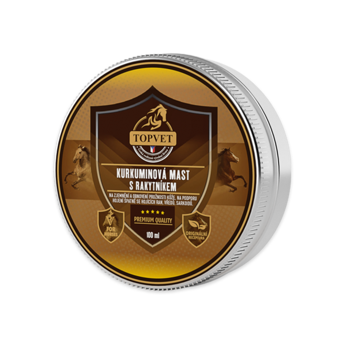 Levně Topvet Kurkuminová mast s rakytníkem 100 ml