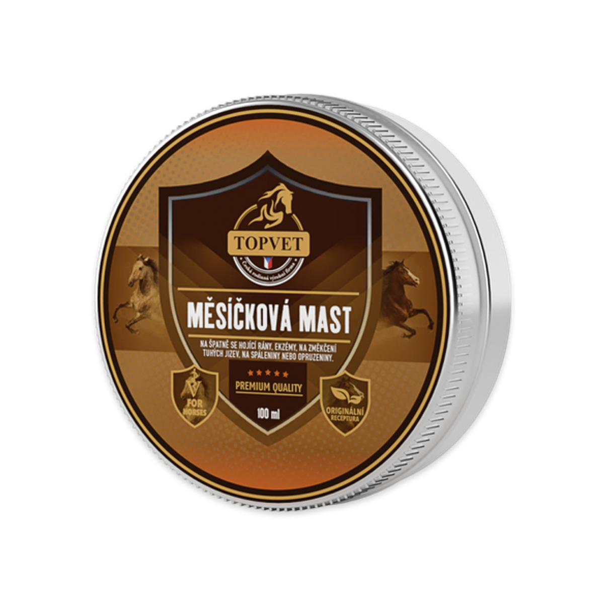 Levně Topvet Měsíčková mast pro koně 100 ml