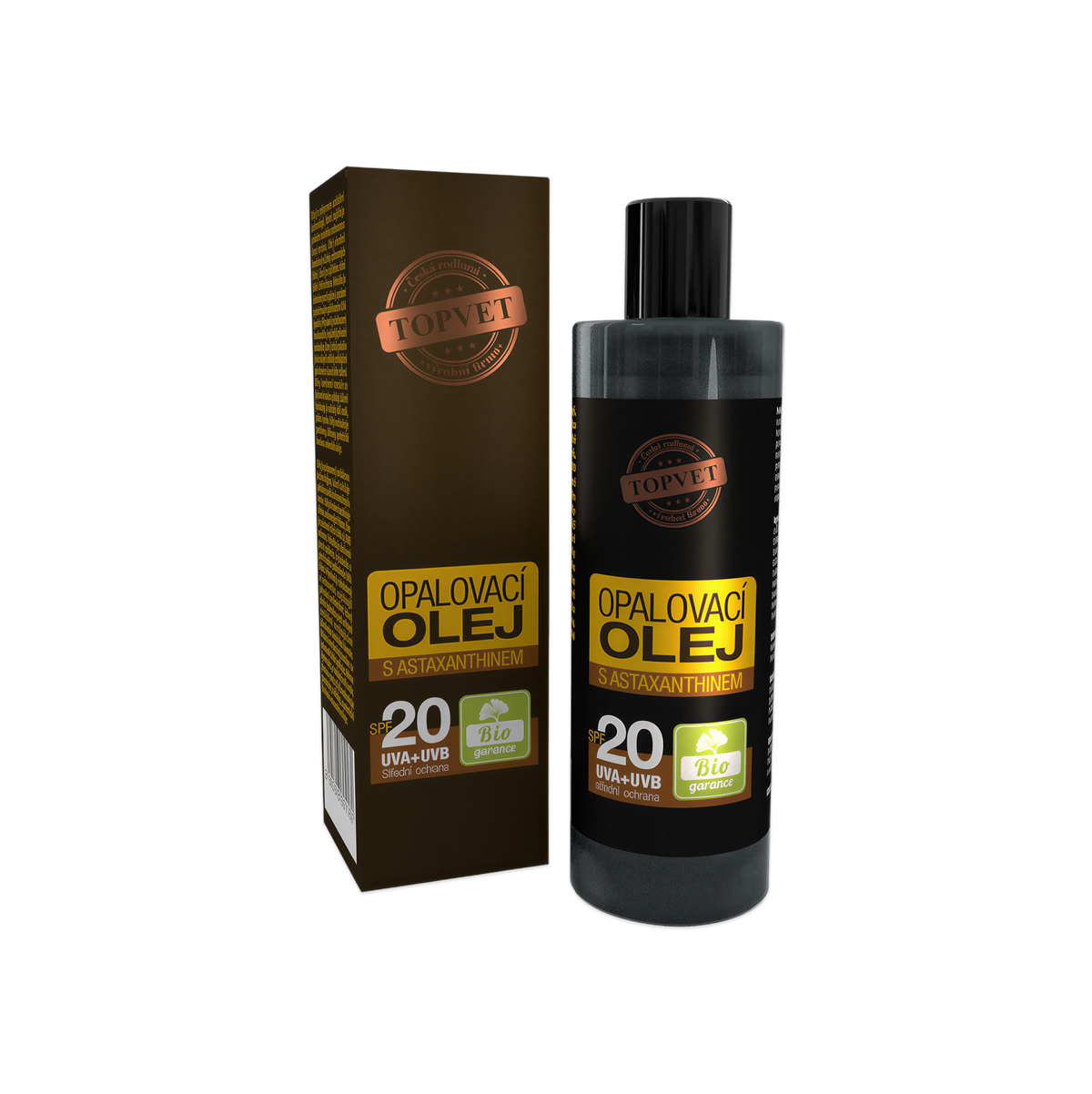 Levně Opalovací olej s astaxanthinem SPF 20 100 ml