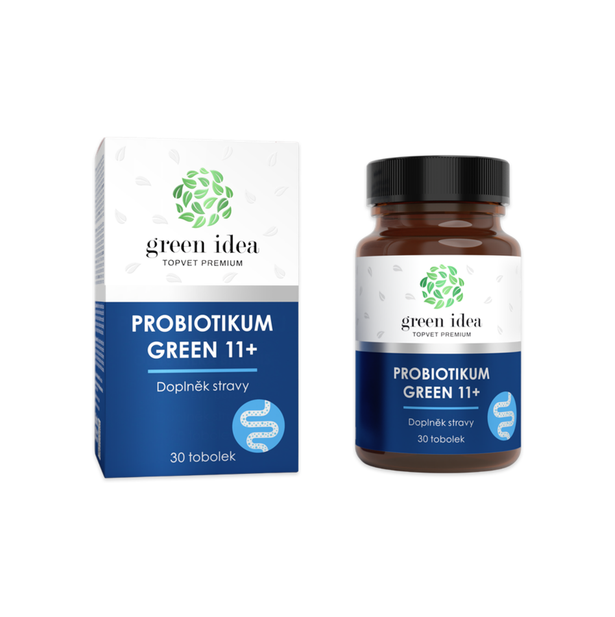 Levně Probiotikum GREEN 11+ tobolky 30 ks