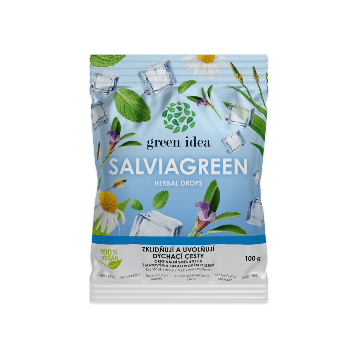 Levně Salviagreen - bylinné bonbóny 100 g