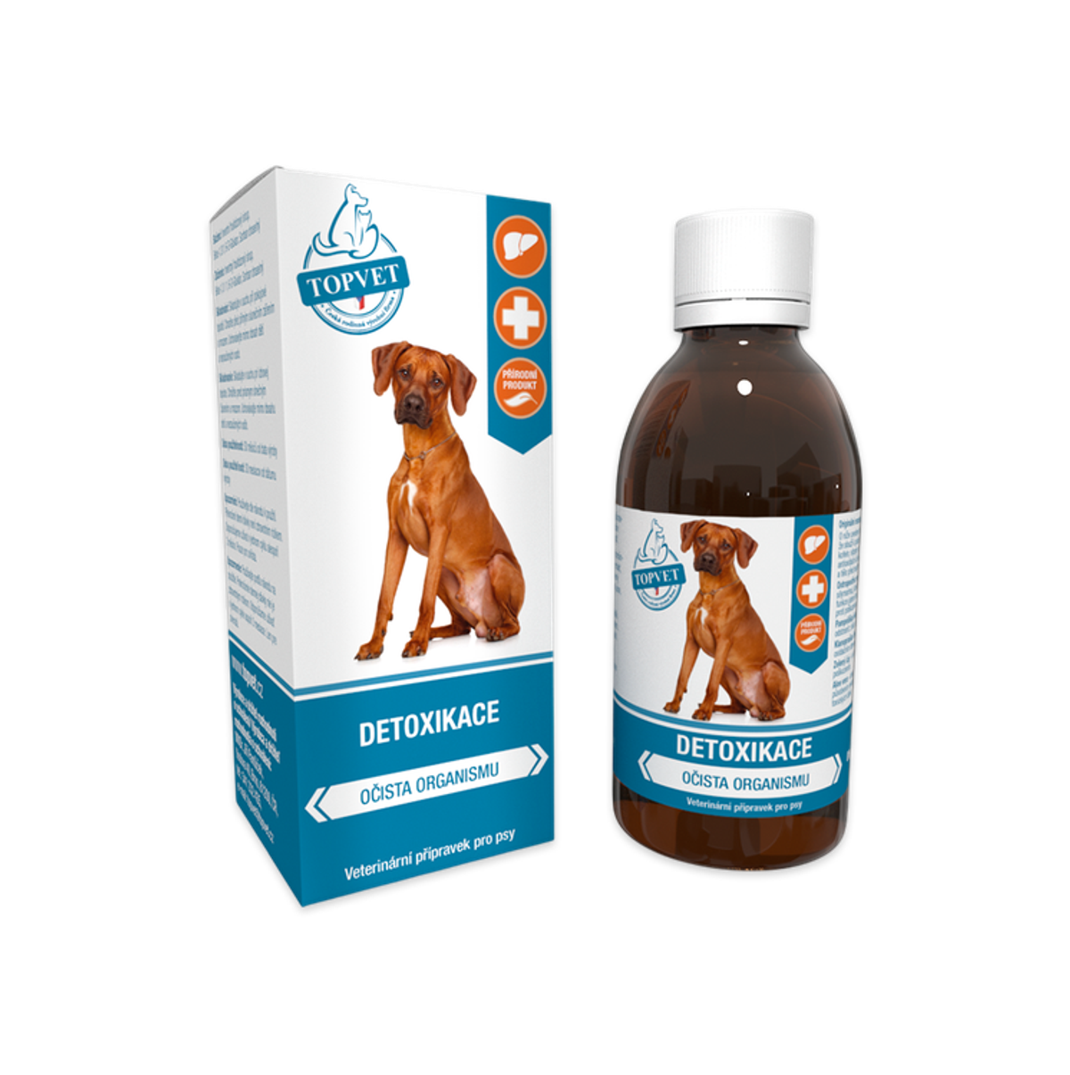 Levně Topvet Sirup Detoxikace pro psy 200 ml