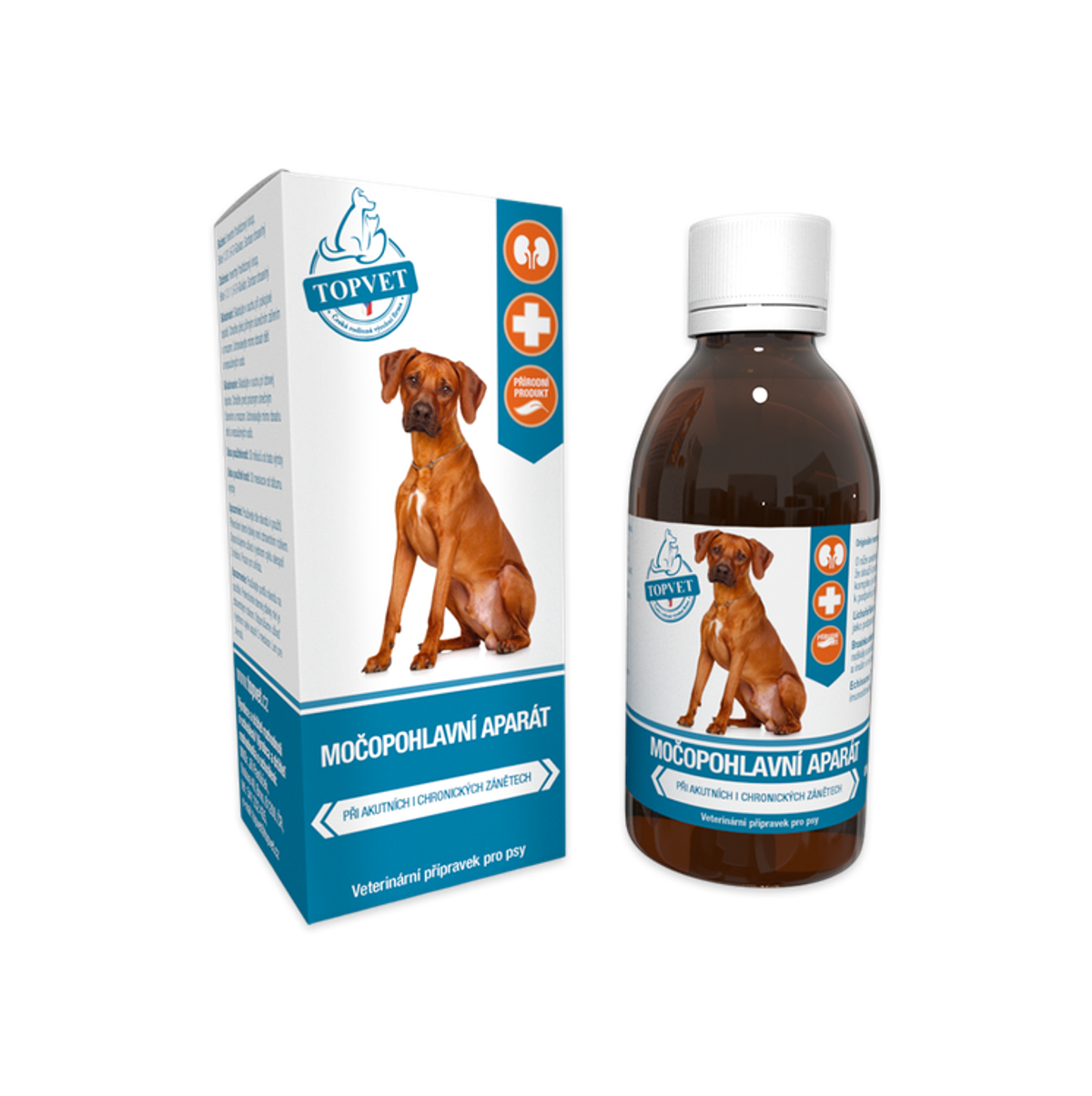 Levně Topvet Sirup Močopohlavní aparát pro psy 200 ml