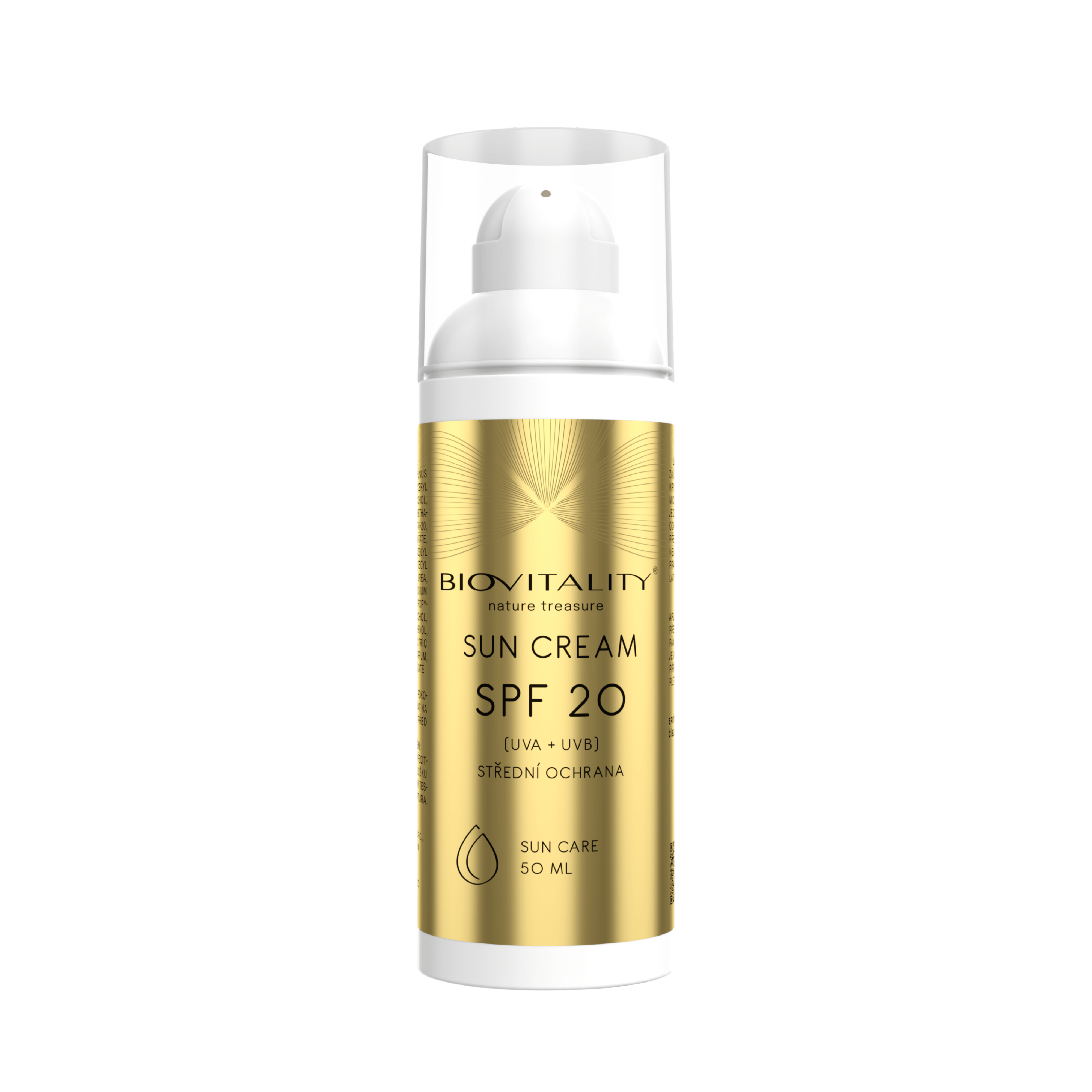 Levně Biovitality Sun cream SPF 20 - sun care 50 ml