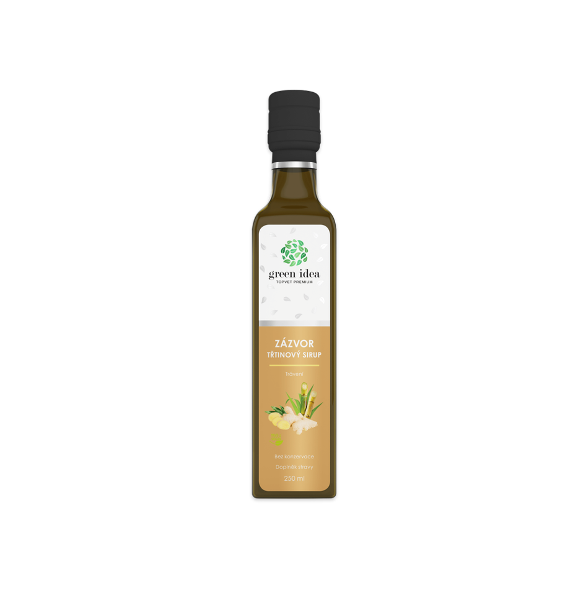 Levně Zázvor sirup - třtinový 250 ml