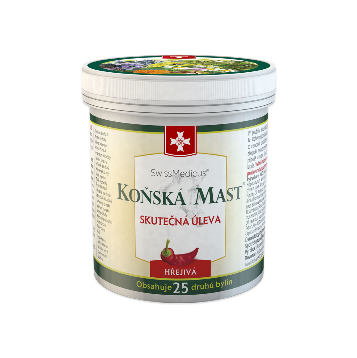 Levně SwissMedicus® Koňská mast hřejivá 250 ml
