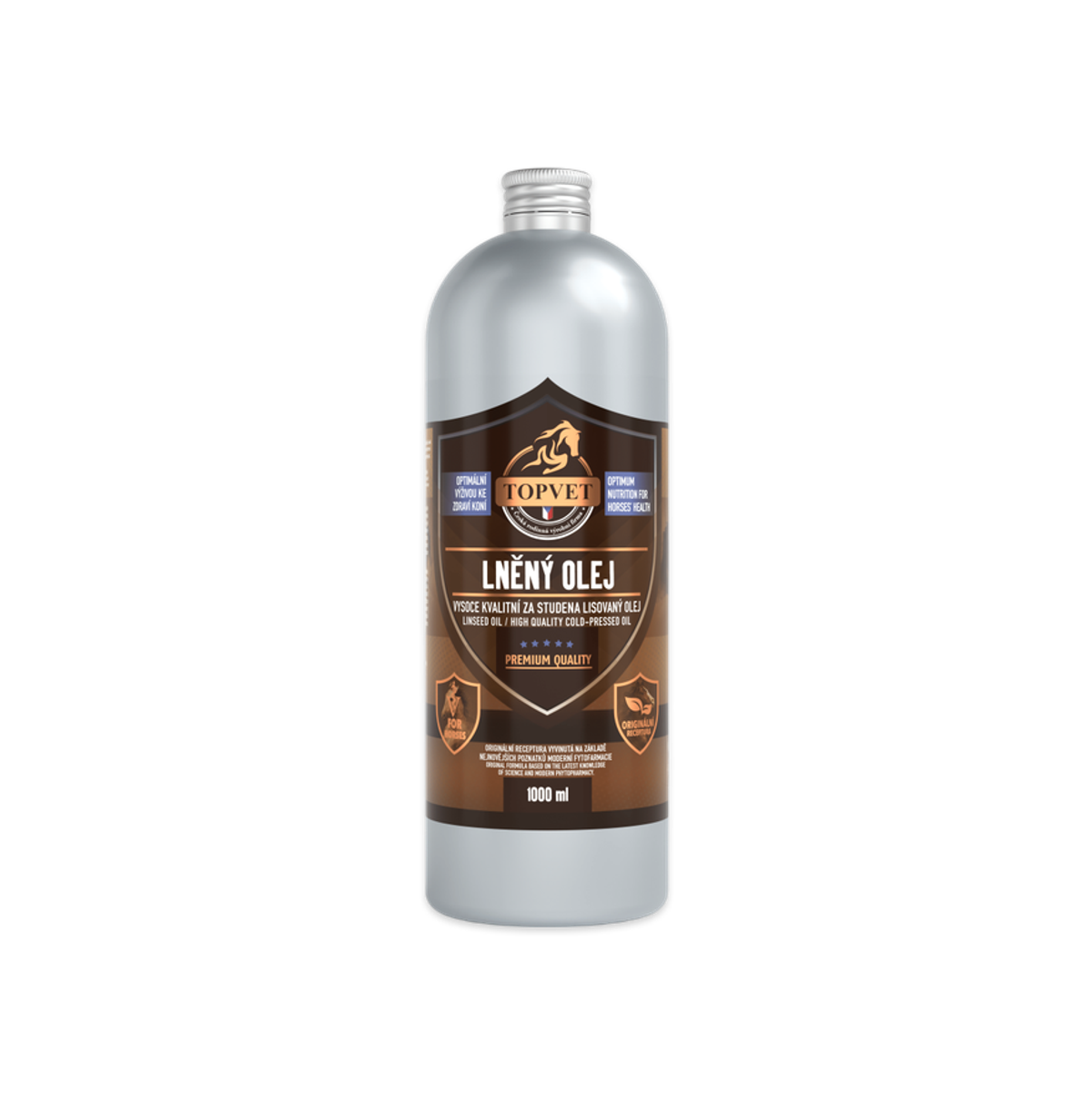 Levně Topvet Lněný olej 1000 ml